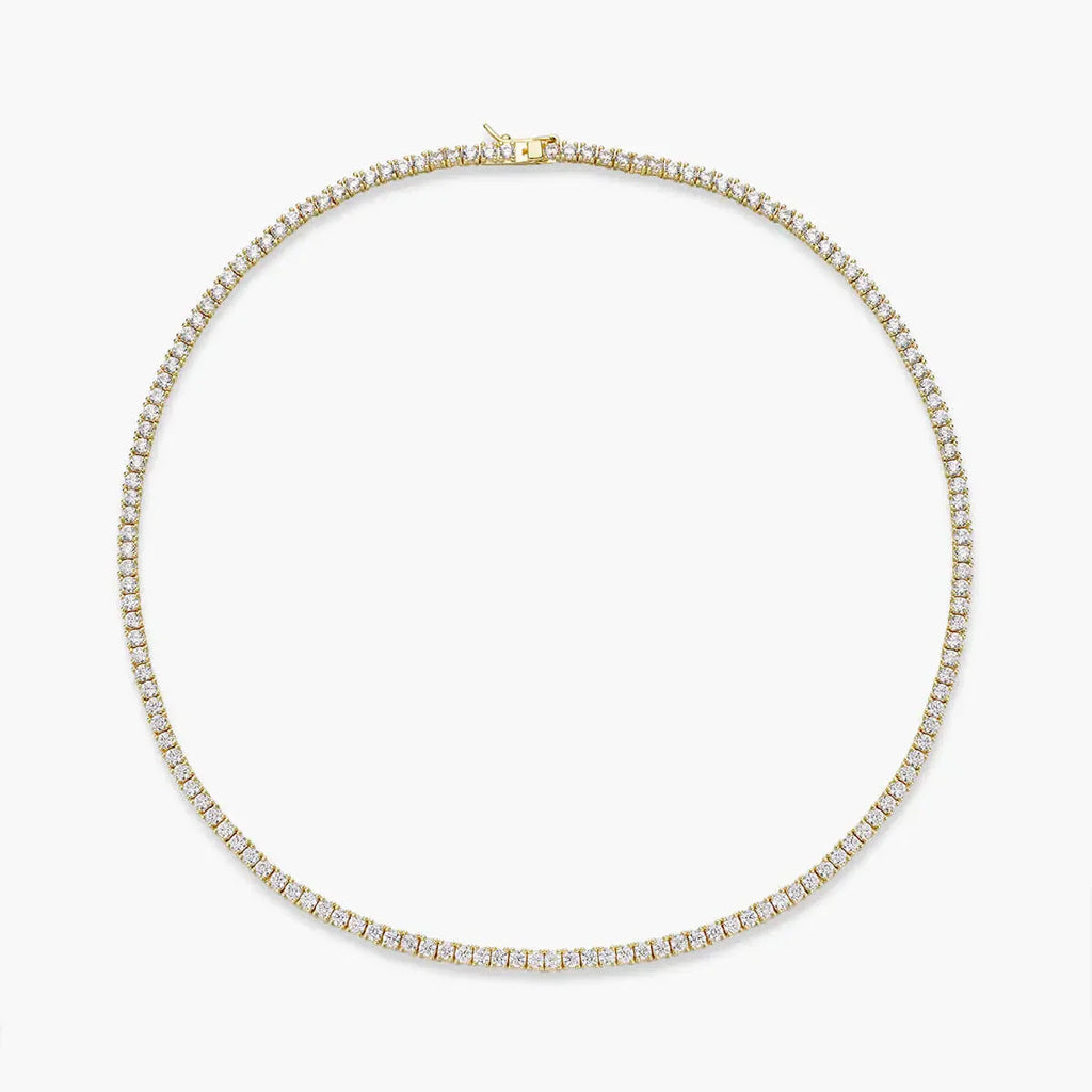 The Jetsetter Lab Diamond Tennis Necklace