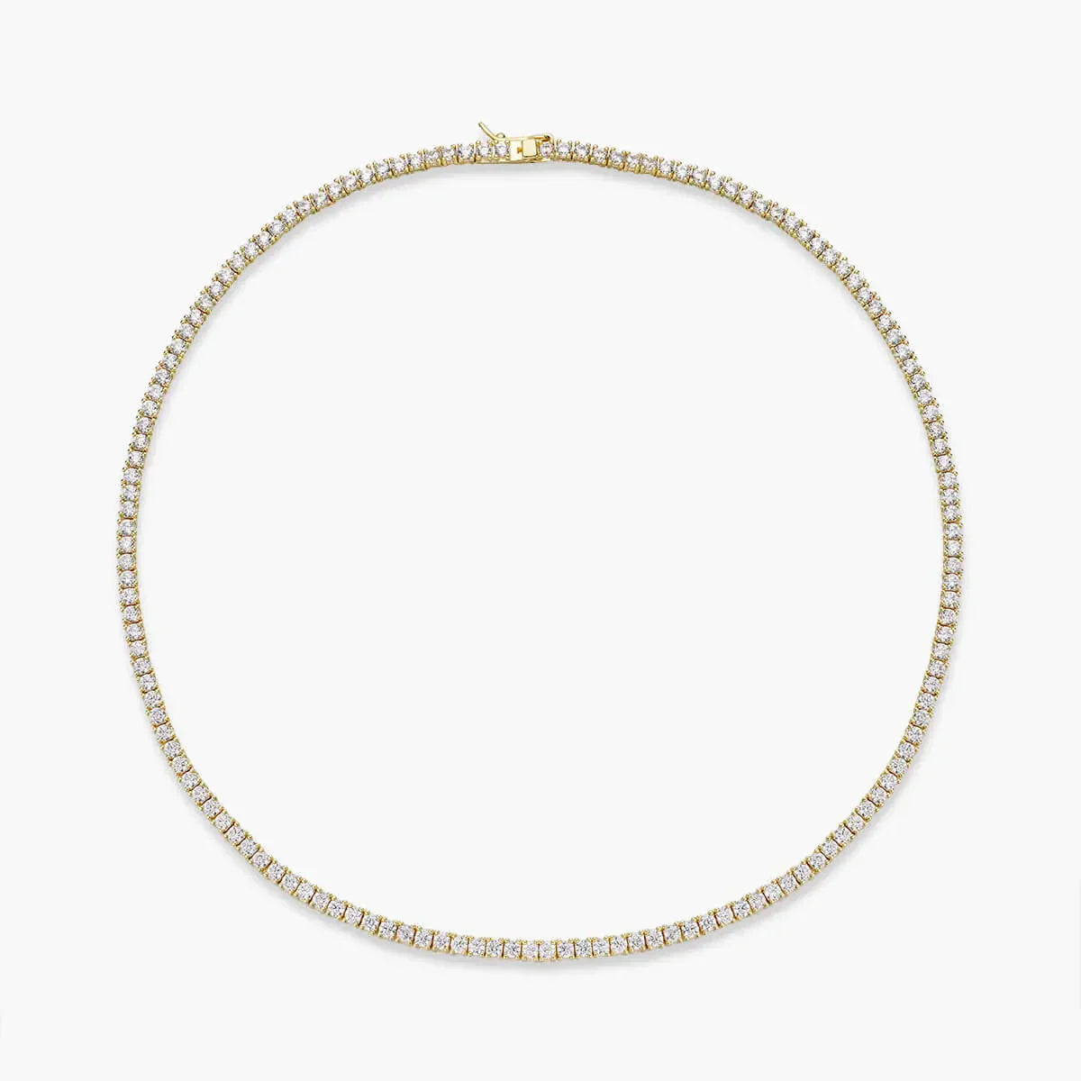 The Jetsetter Lab Diamond Tennis Necklace