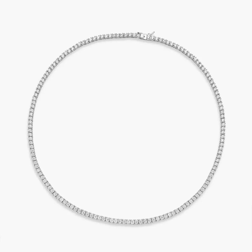 The Jetsetter Lab Diamond Tennis Necklace