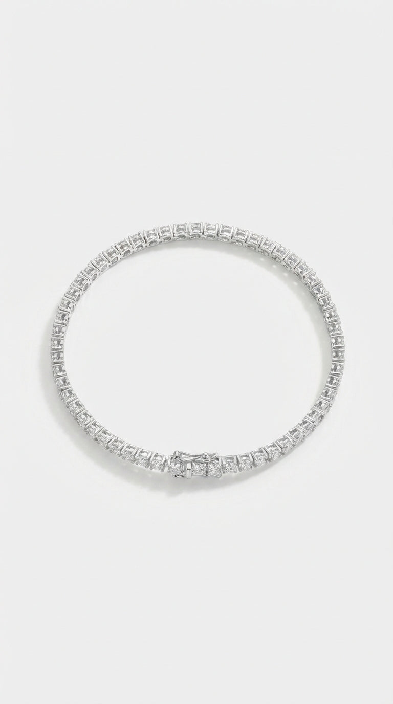 The Jetsetter Lab Diamond Tennis Bracelet