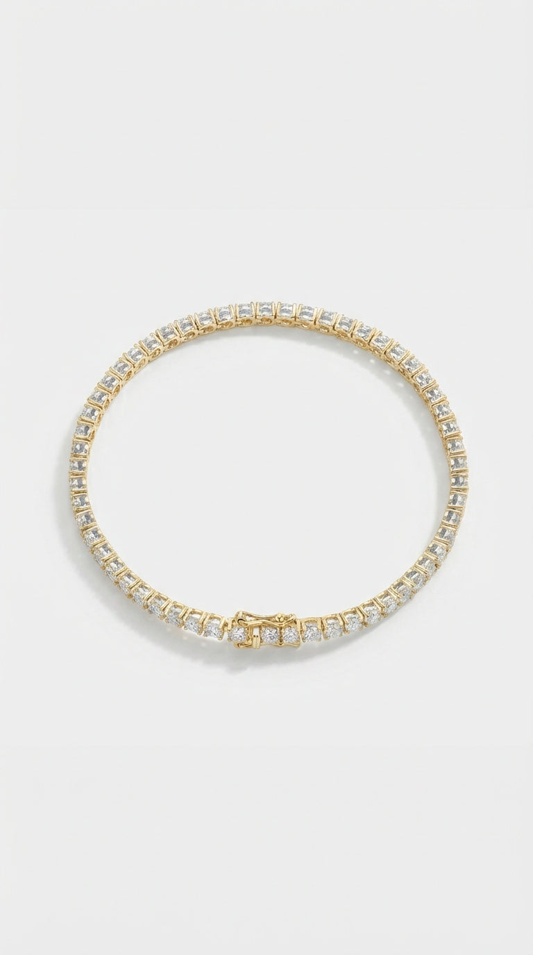 The Jetsetter Lab Diamond Tennis Bracelet