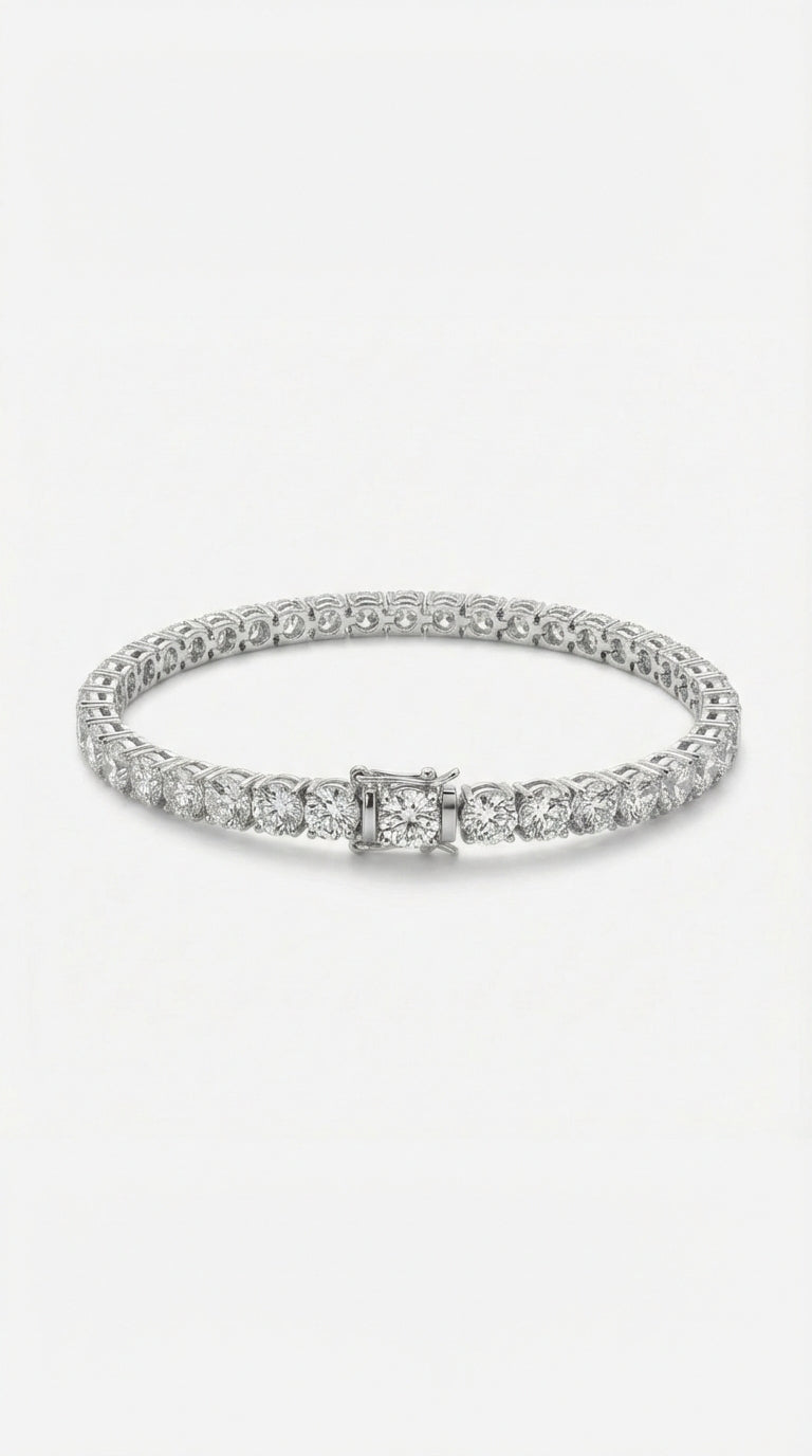The Jetsetter Lab Diamond Tennis Bracelet